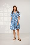 CAMILLA DRESS - blue paisl